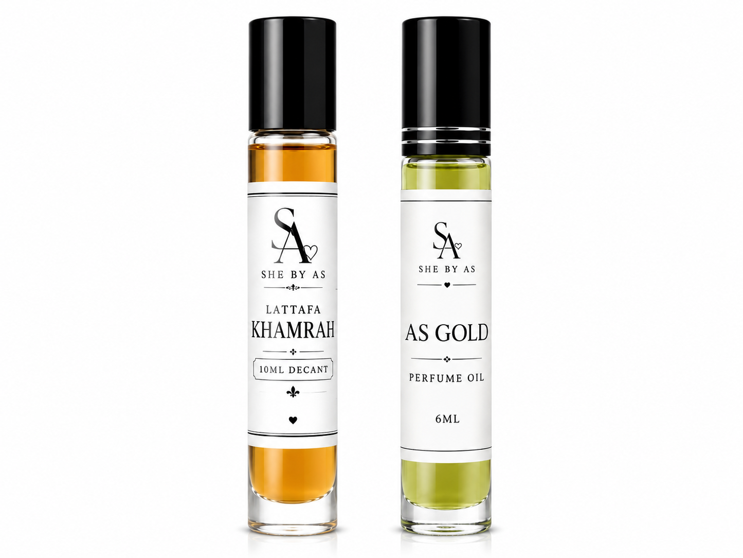 Luxury duo pack Gold Concentrated Perfume Oil and Khamrah Lattafa- 10ml 2x Spray