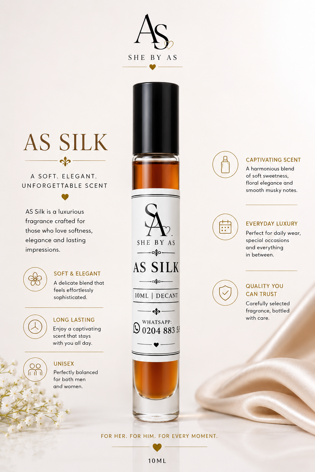 AS Silk Private Blend Decant - 10ml Spray